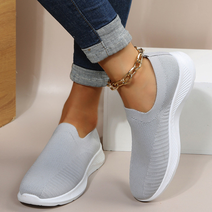 Women Comfortable Slip On Flat Loafers
