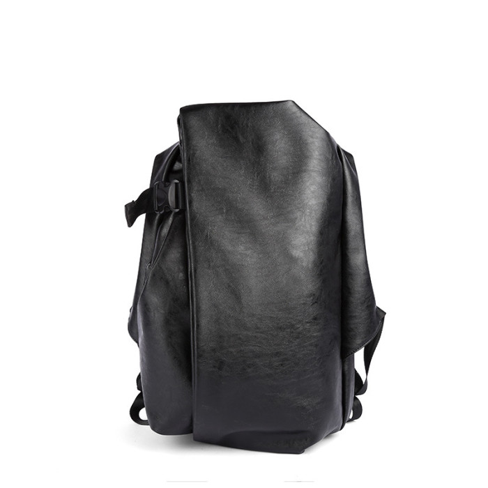Men's Shoulder Fashion Trend Casual Simple PU Backpack Bags