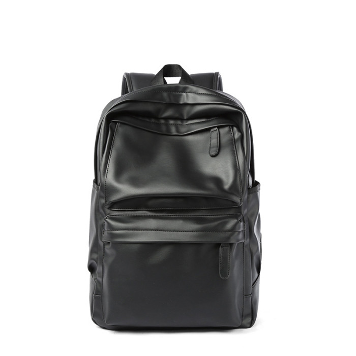 PVC Korean Version Business Casual Solid Color Computer Backpack Bags