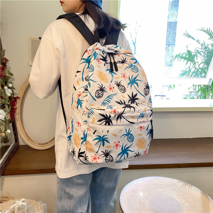 Korean Version Of Mori Students Graffiti Light And Casual Backpack Bags