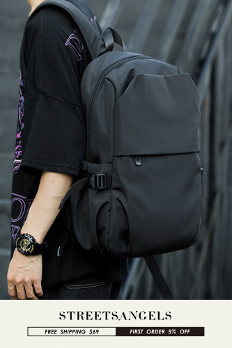 Men's Tooling Travel Street Tide Brand Simple Computer Backpack Bags
