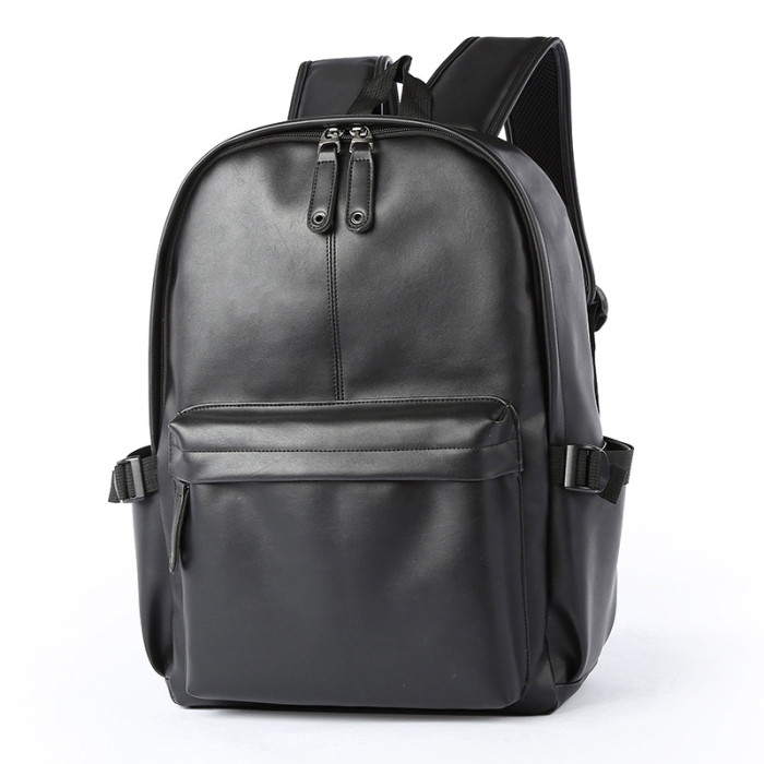 Fashion Trend Student Soft Leather Casual Computer Backpack