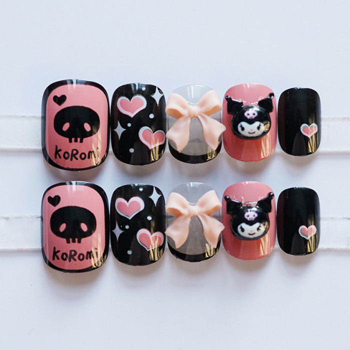 Halloween New Blackberry Fine Doll Wearing Finished 24 Nail Stickers