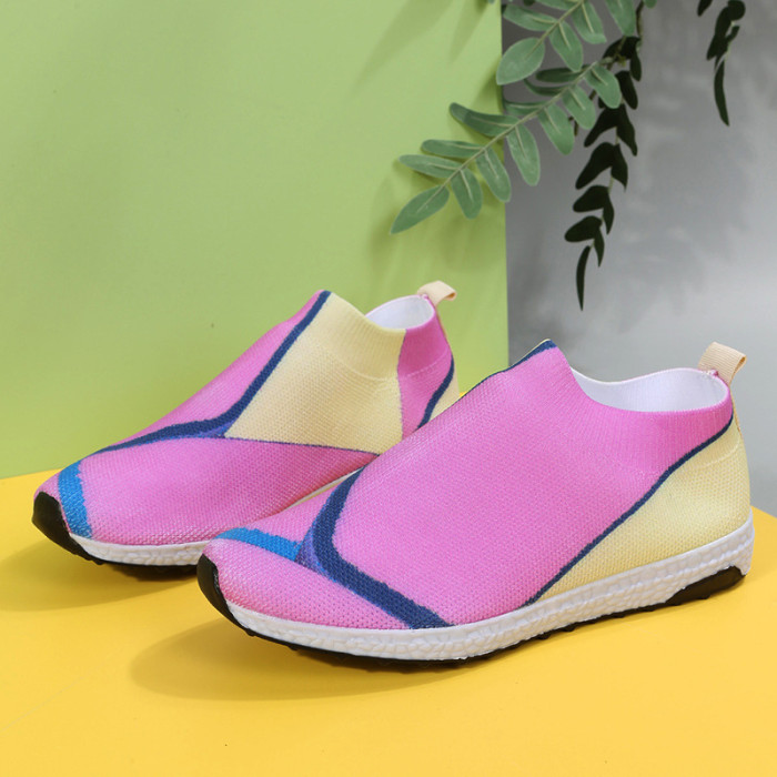 Women's New Painted Slip-On Flat Loafers