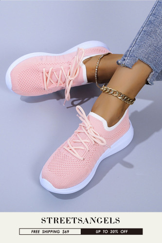 Women's Breathable Mesh Casual Flat Sneakers