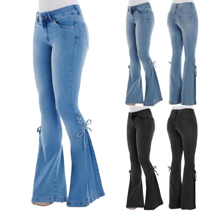 Vintage Women High Waist Jeans
