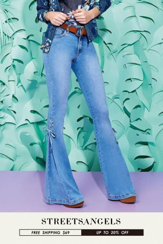Vintage Women High Waist Jeans