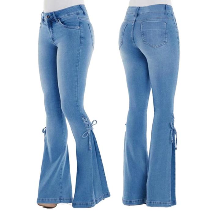 Vintage Women High Waist Jeans
