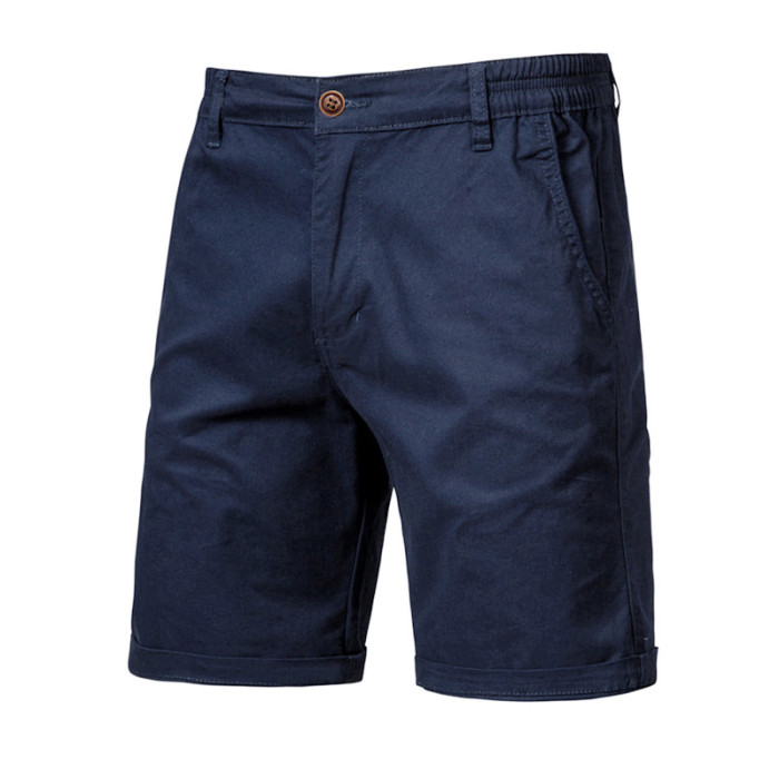 New Men's Bottom 100% Cotton Solid Shorts