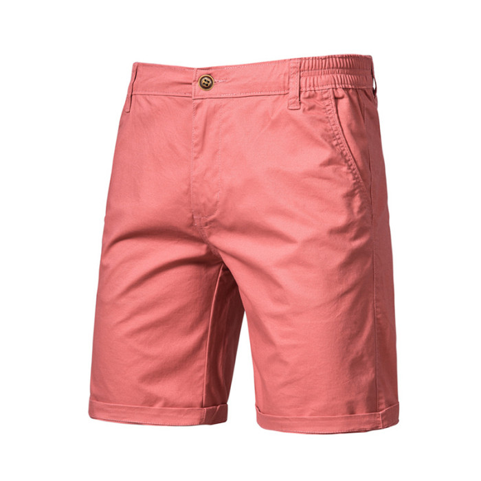 New Men's Bottom 100% Cotton Solid Shorts