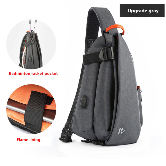 Multifunctional Fashion Men's Travel Waterproof Shoulder Messenger Bag