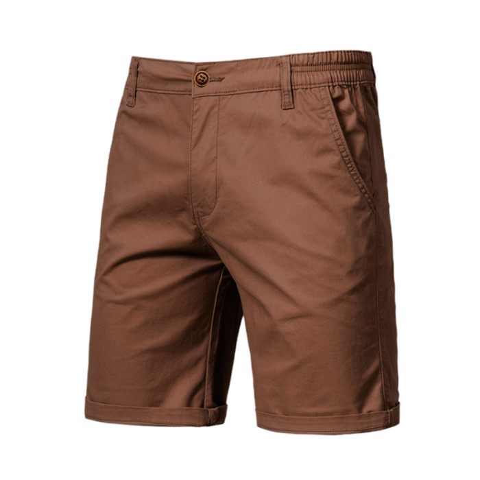 New Men's Bottom 100% Cotton Solid Shorts