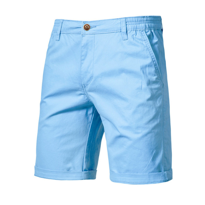 New Men's Bottom 100% Cotton Solid Shorts