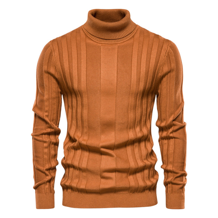 Winter Slim Fit Warm Pullovers Turtleneck Men's Sweater