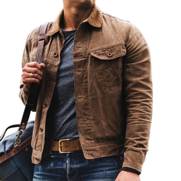 Men's Casual Trend Cardigan Lapel Outerwear