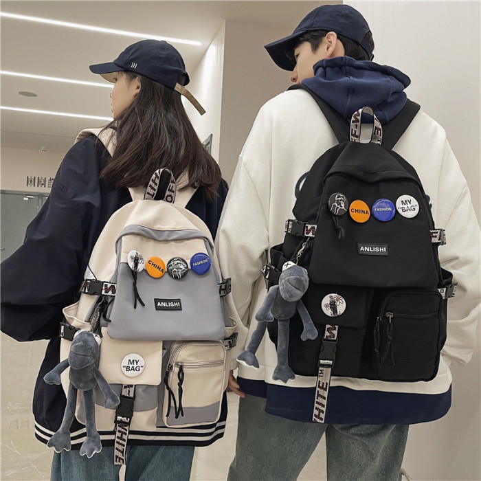 Trendy Women's Fashion Waterproof Harajuku Large Capacity College Backpack