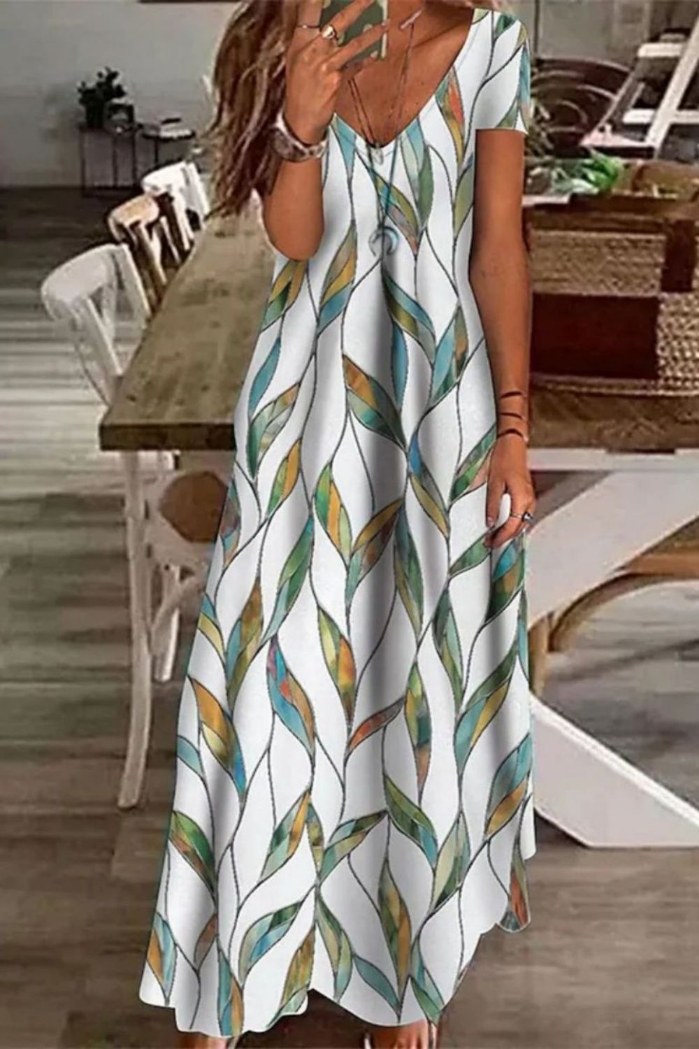 Women's Sling A- Line Dress Cinched Waist Slim-fit main image 1