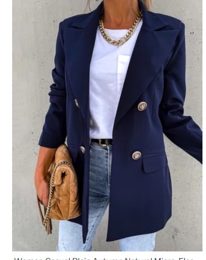 New Long Sleeve Casual Female Blazers Elegant  Fashion Women's Blazer