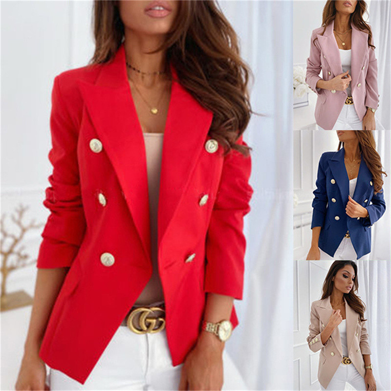 New Long Sleeve Casual Female Blazers Elegant  Fashion Women's Blazer