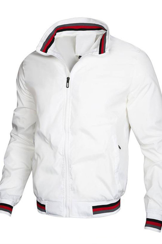 Fashion Men's Windbreaker Casual Sports Bomber Jacket Outerwear