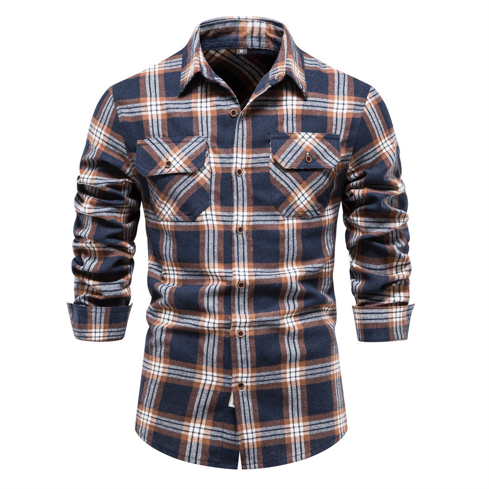Long Sleeve Plaid Shirt