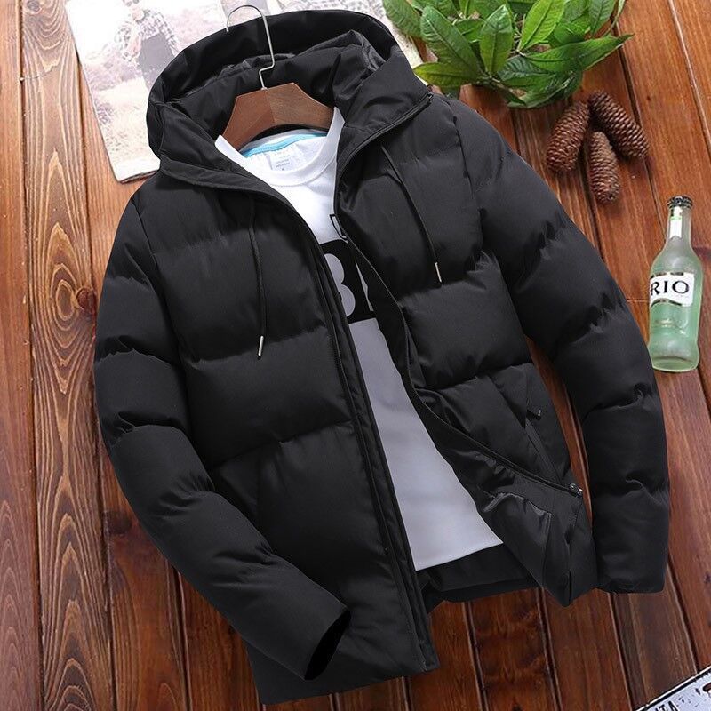 Men's Fashion Casual Hooded Thick Warm Coat Outerwear