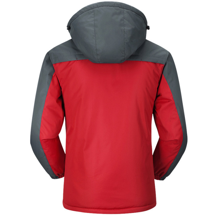 Men's Winter Couple Warm Outdoor Camping Casual Hooded Loose Jacket