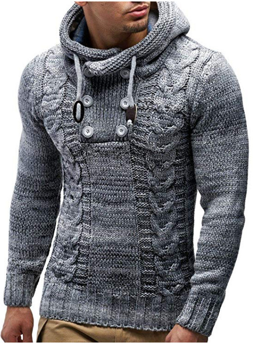 Fashionable Winter Warm Thick High Neck Long Sleeve Casual Sweater