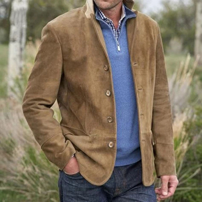 Men's Fashion Retro Casual Jacket Coat
