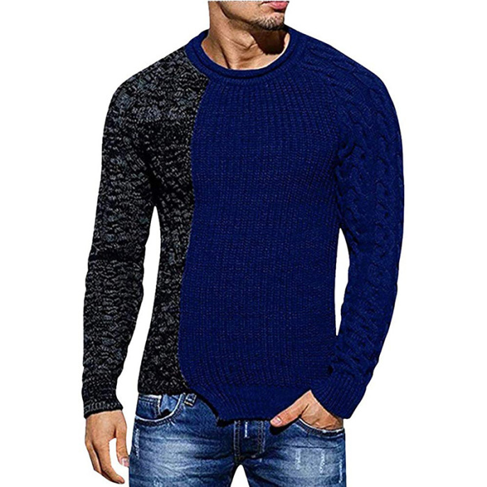 Men's Fashion Round Neck Personality Harajuku Pullover Sweater