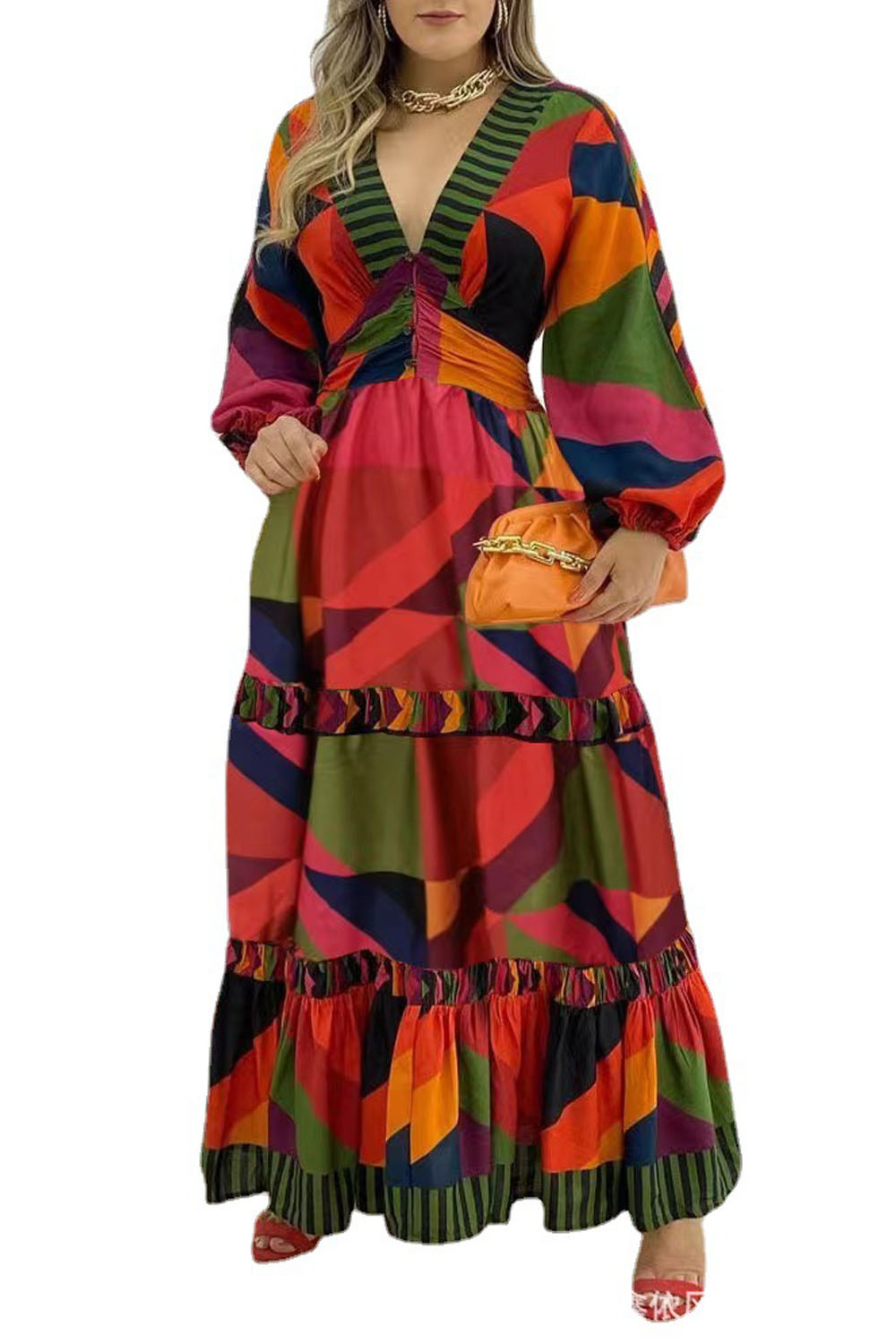 Women‘s Party Dress Swing Dress Boho Dress Long Dress Maxi Dress