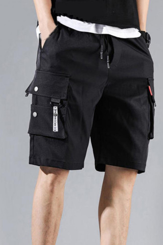 Men's Fashion Street Trend Elastic Jogging Cargo Shorts