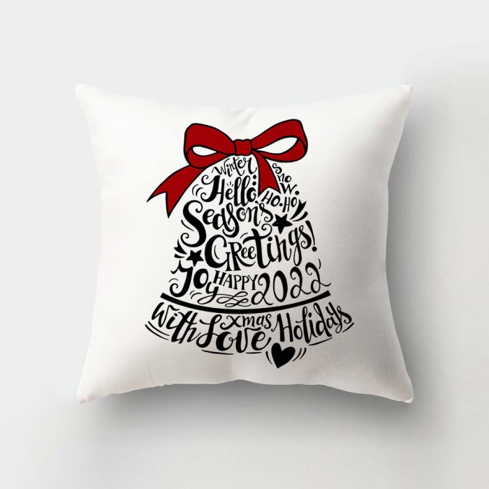 Merry Christmas Decorations Home New Year Gifts Fashion Cushion Cover
