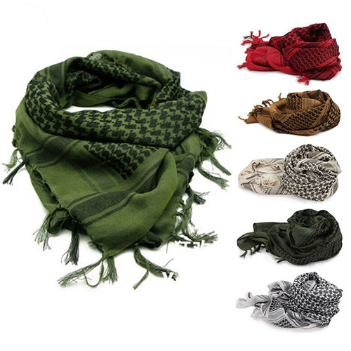 Neutral Lightweight Plaid Tassel Wrapped Cashmere Thermal Scarf