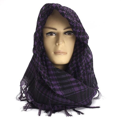 Neutral Lightweight Plaid Tassel Wrapped Cashmere Thermal Scarf