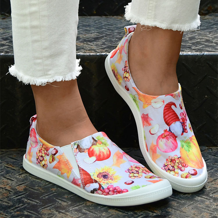 Slip On flat Canvas Fabric Loafers