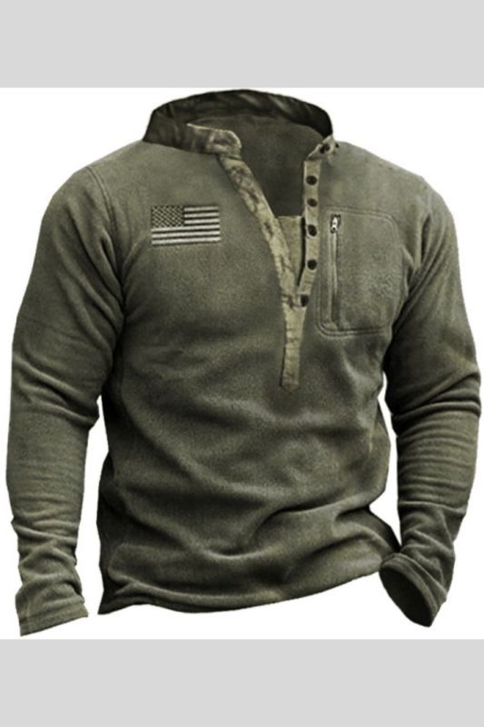 Men's Windproof Warm Outdoor Fleece Sweatshirts