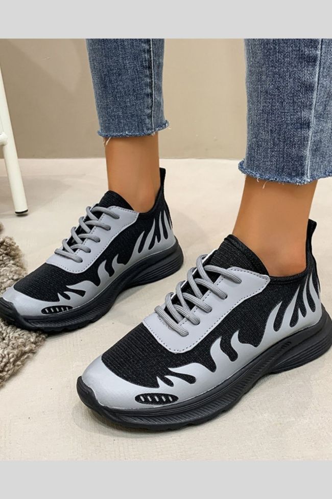 Fashion Casual Comfortable Lace-Up Mesh Breathable Sneakers