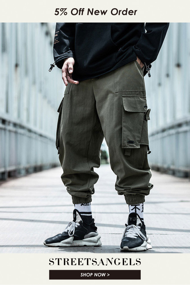 Men's Fashion Tactical Workwear Casual Skinny Stretch Jogging Pants
