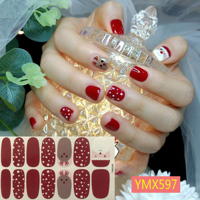 Christmas 14PCS Fashion Nail Art 3d Full Sticker