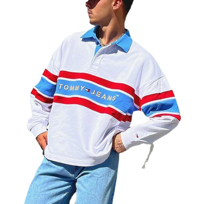Men's Fashion Printed Loose Top Casual Sweatshirt