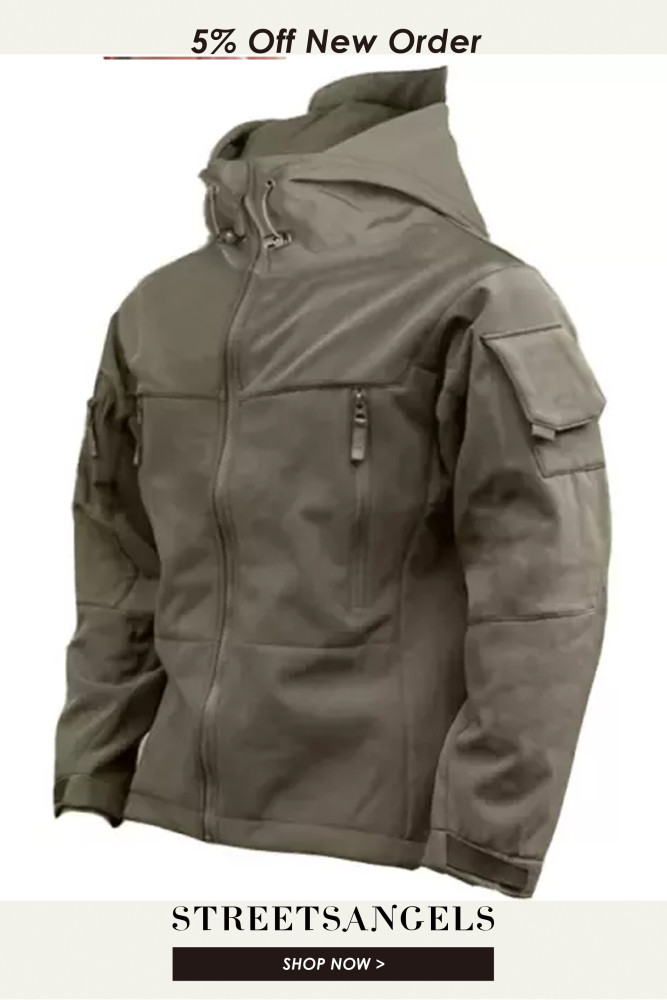 Men's Paneled Functional Tactical Jacket
