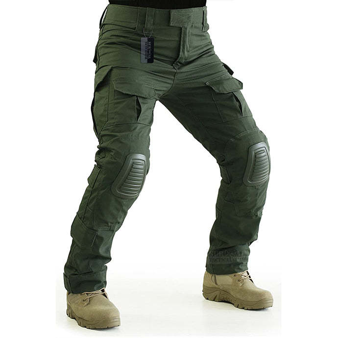 Men's fashion hiking and hunting anti-tear trousers air cushion knee pad tactical pants