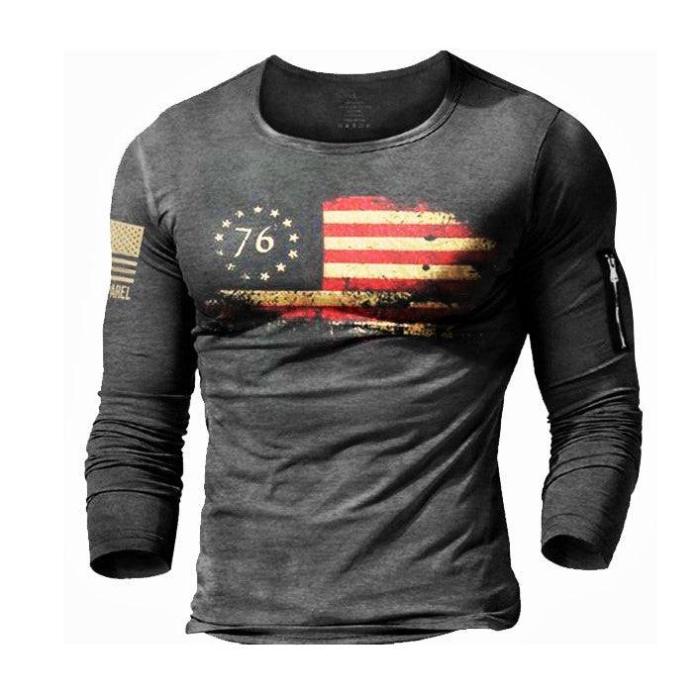 Mens Outdoor 1776 Liberalismic Print Long Sleeve