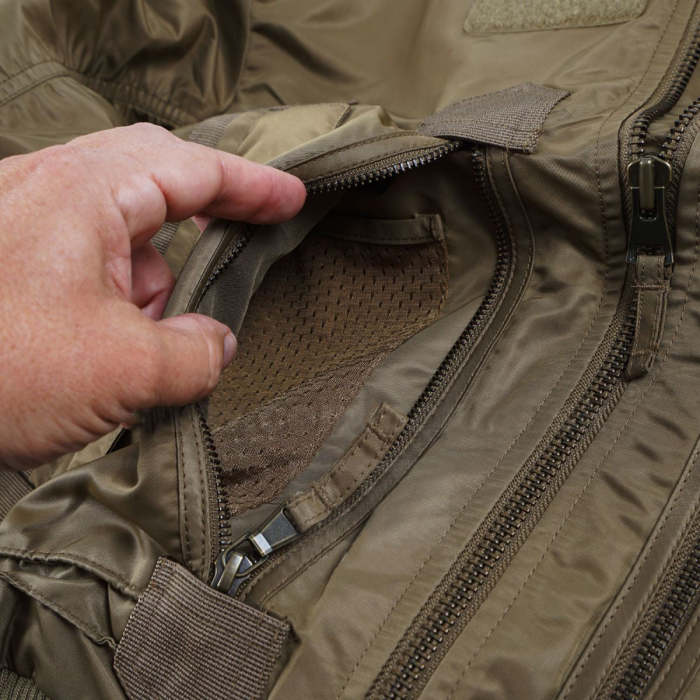Mens Tactical Bomber Jacket Sand Stand Collar Multi-Pocket Jacket