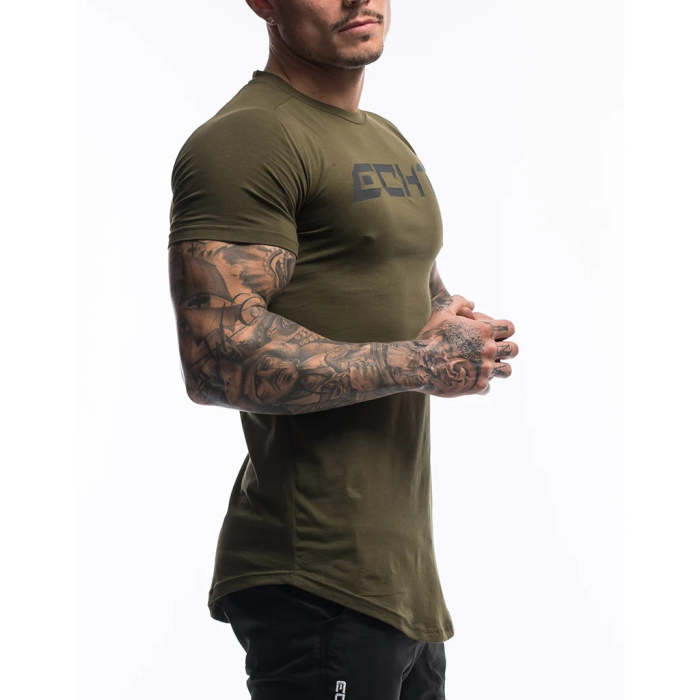 Men Slim Fit Gym & Fitness Bodybuilding Male T Shirt