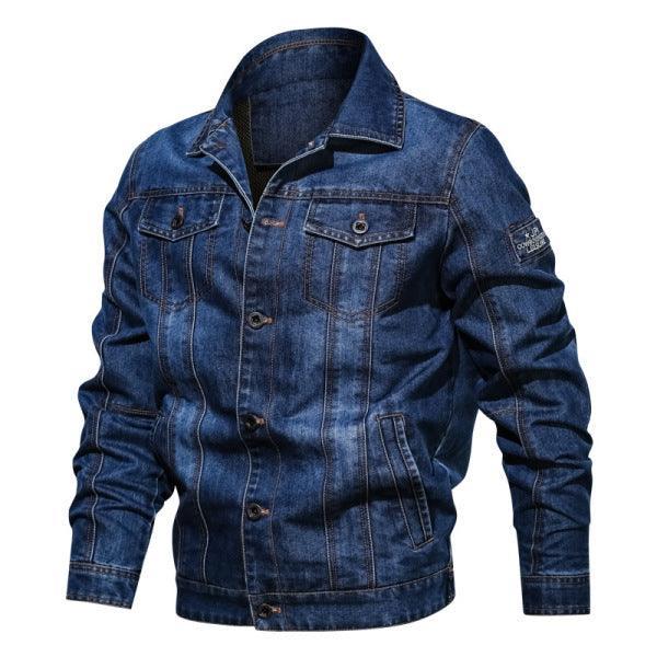Men's Outdoor Retro Style Denim Jacket