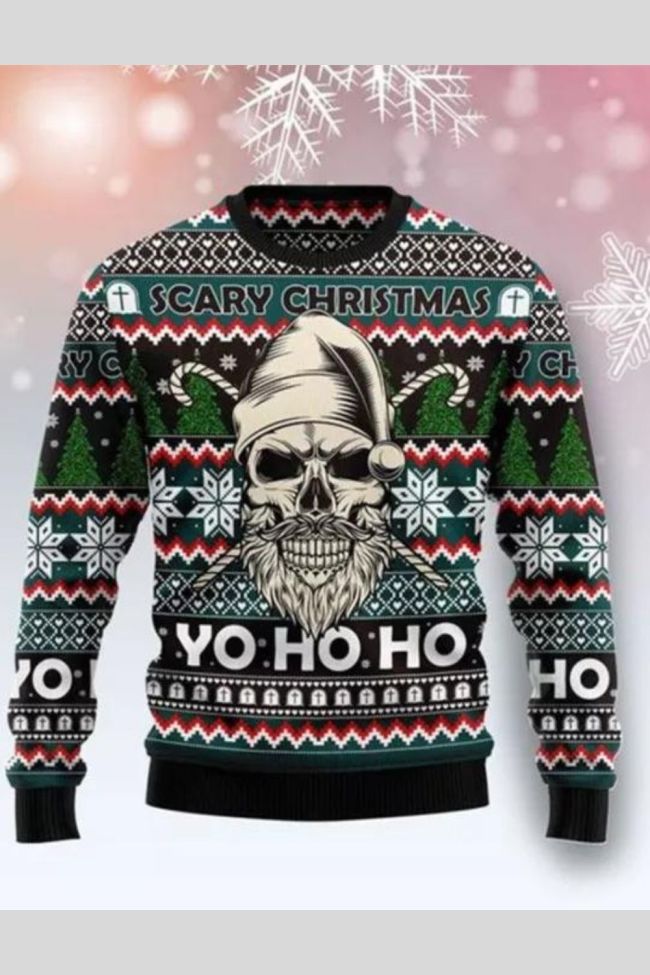 Men Christmas Sweatshirt Funny Warm Pullover