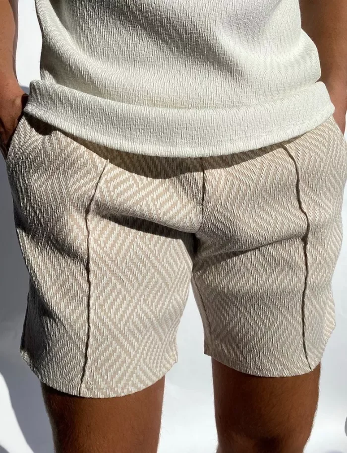 Herringbone Jacquard Shorts