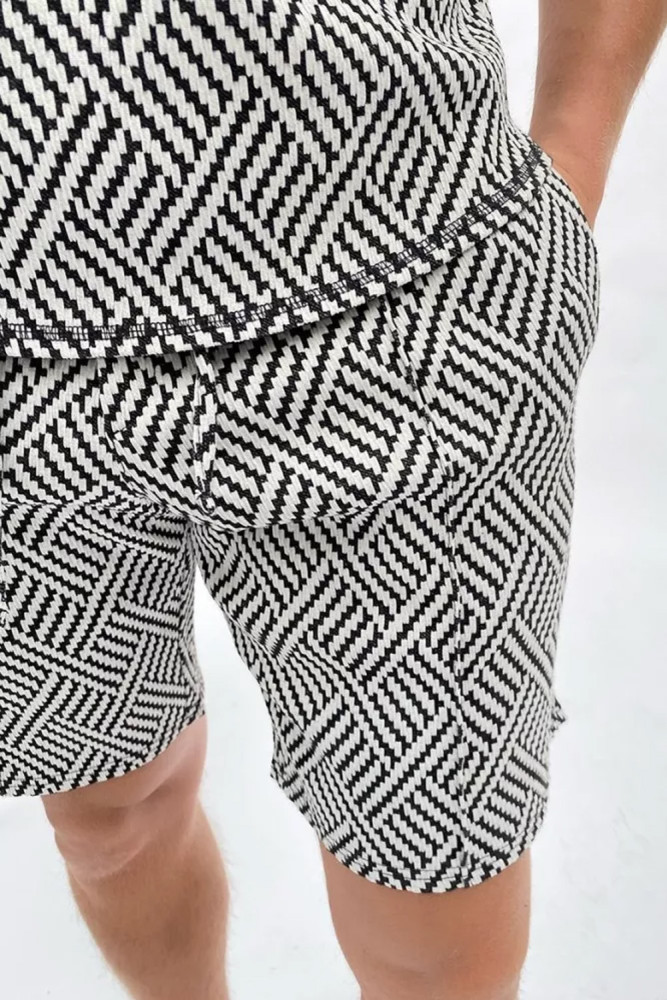 Herringbone Jacquard Shorts
